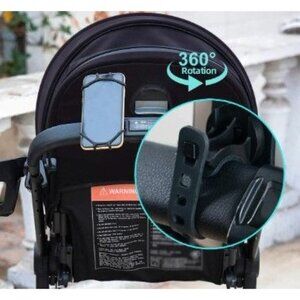 Bicycle or Stroller Smartphone Holder Black